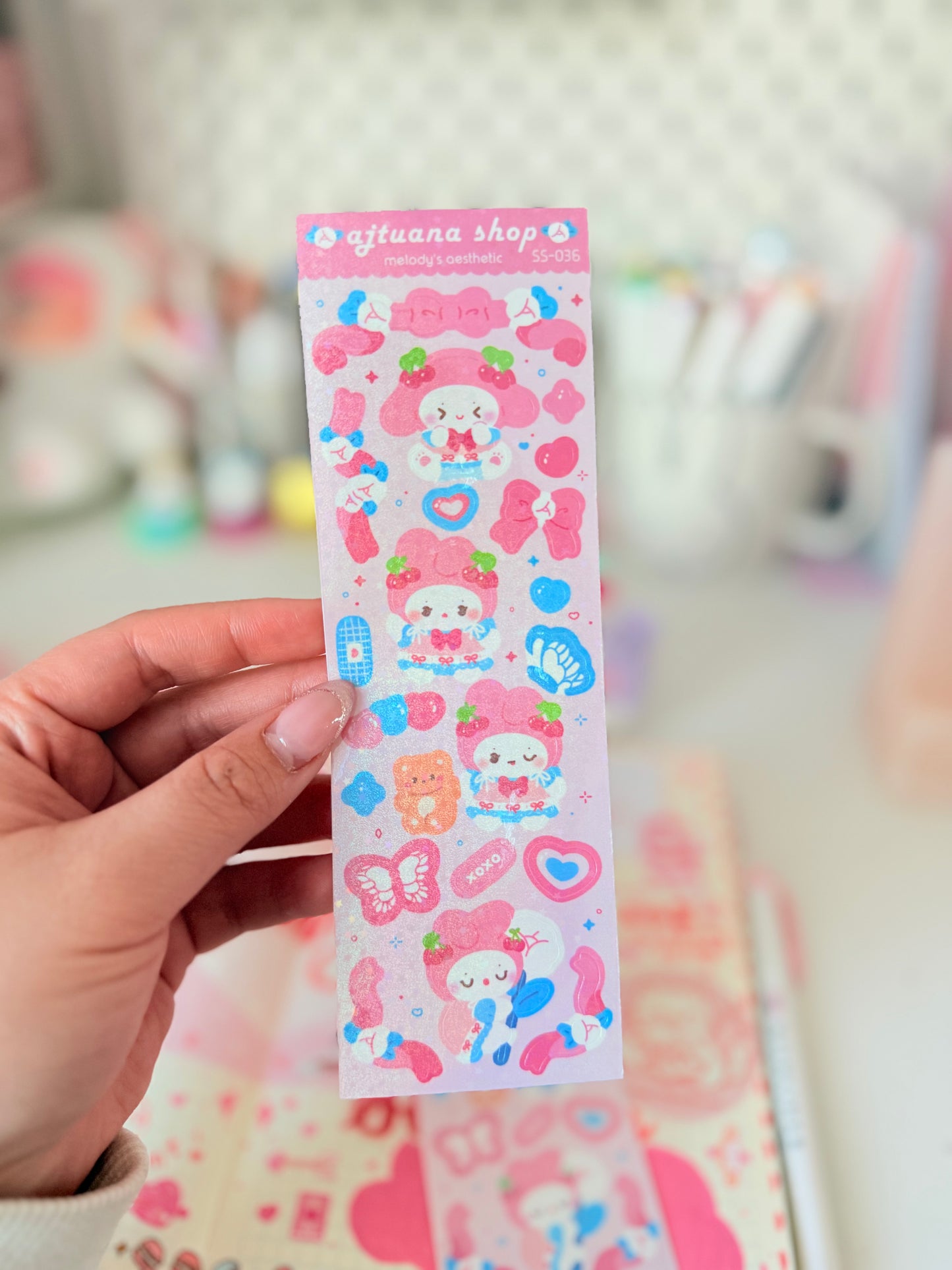Ajtuana Shop — My Melody Sticker Sheet