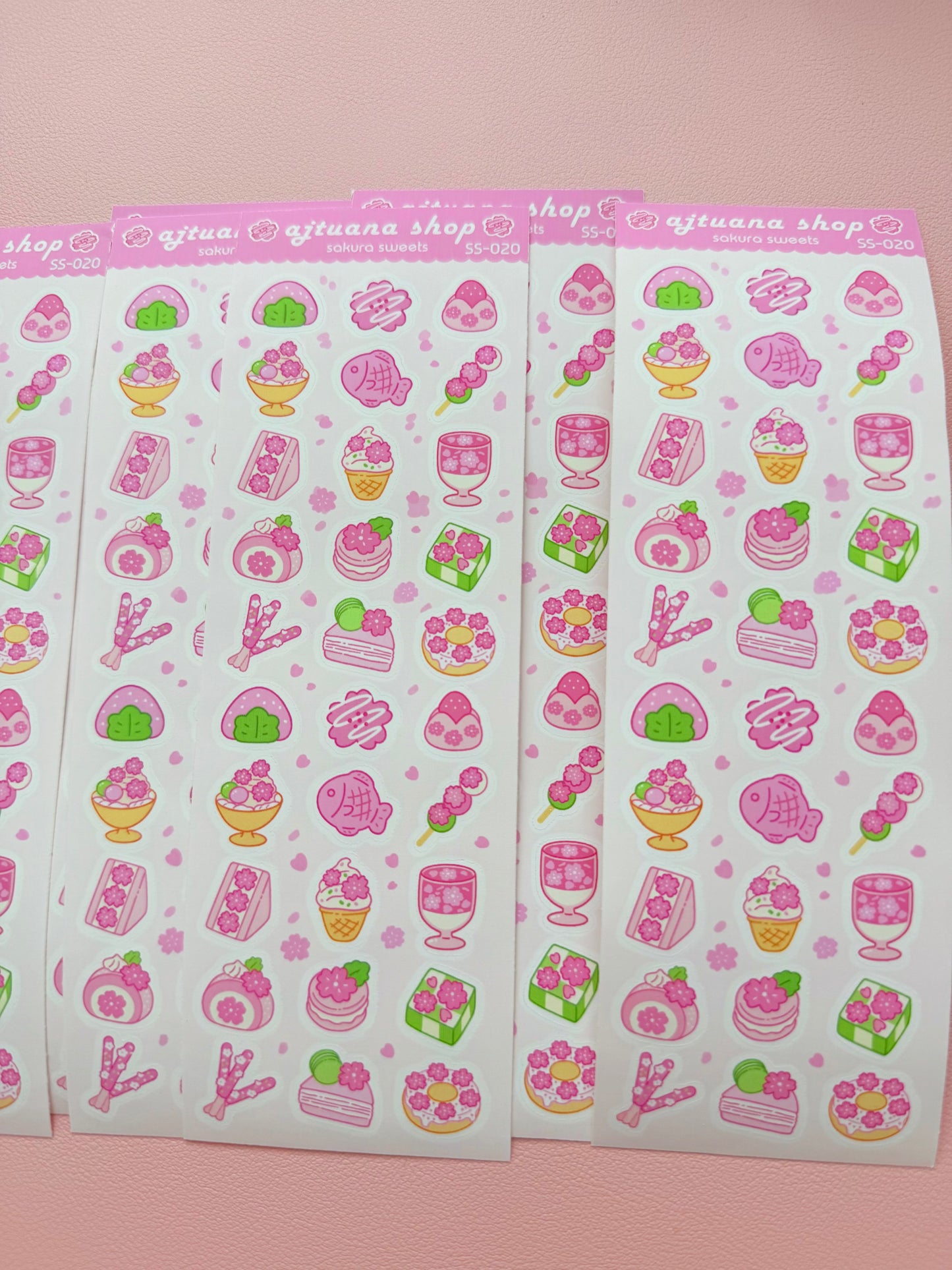 Ajtuana Shop — Sakura Sweets Sticker Sheet