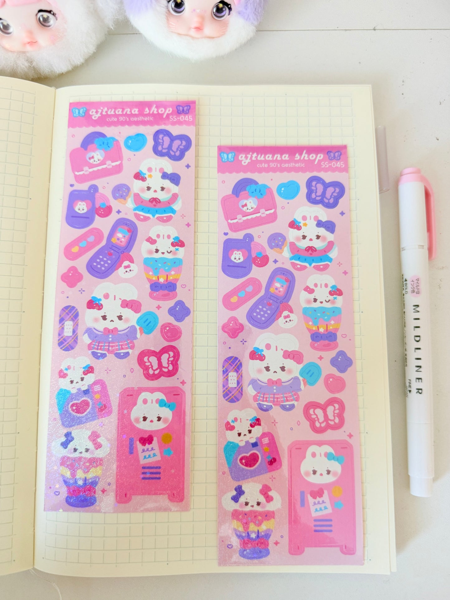 Ajtuana Shop — Cute 90's Aesthetic Sticker