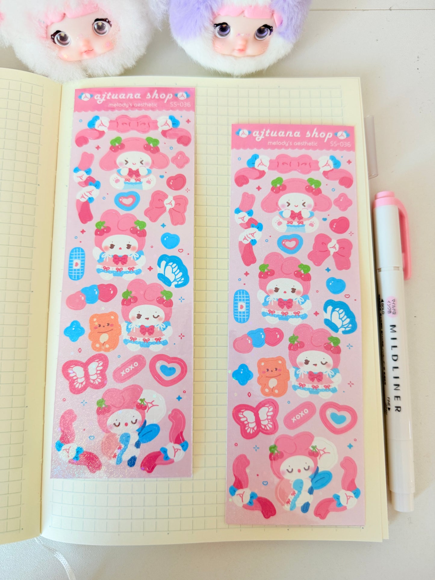 Ajtuana Shop — My Melody Sticker Sheet
