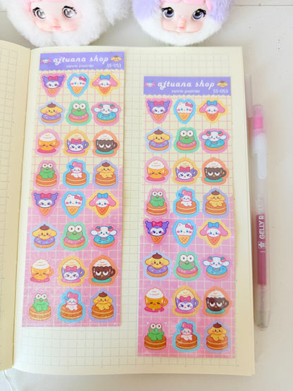 Ajtuana Shop — Sanrio Pastries Sticker Sheet