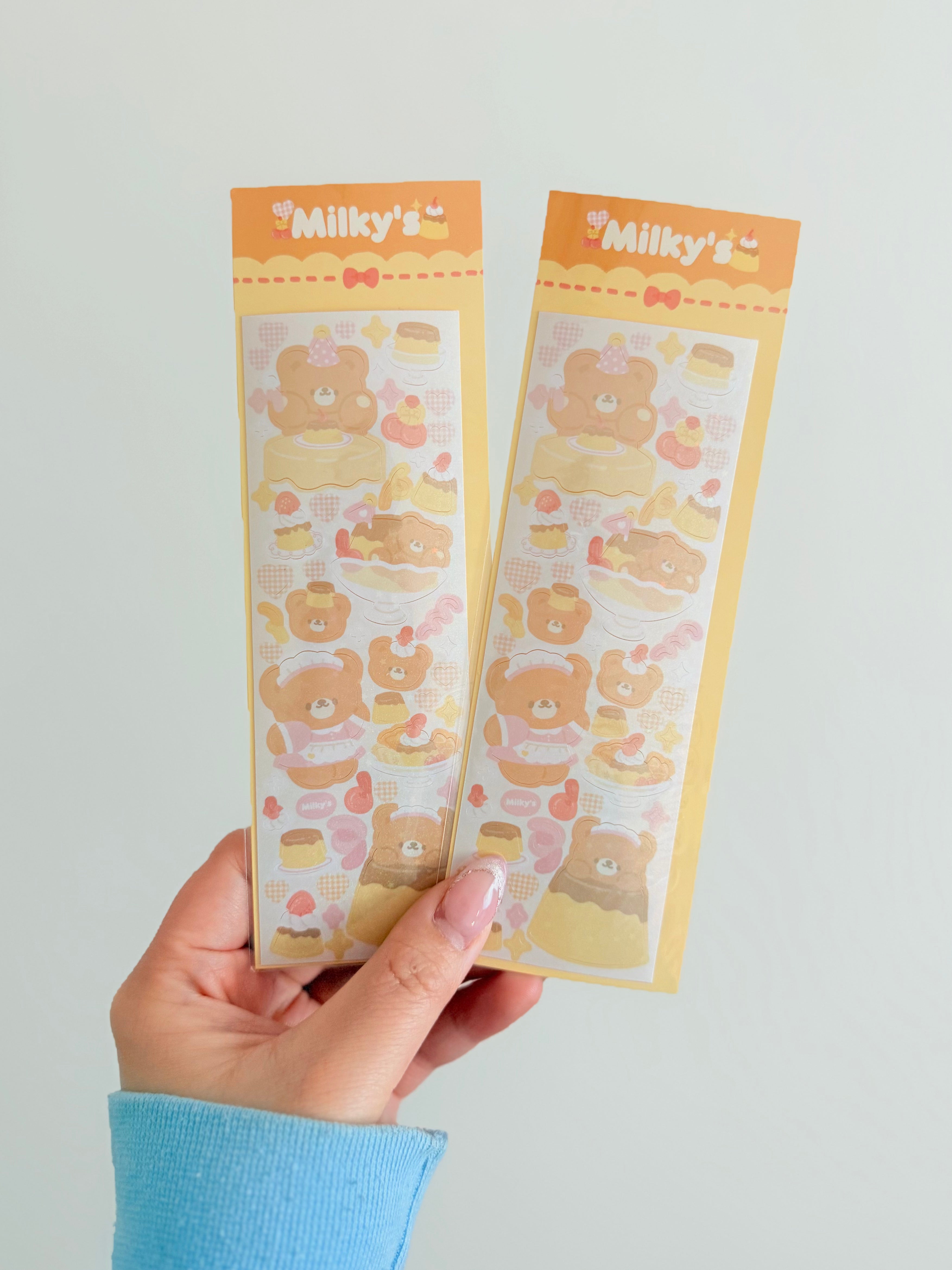 Milky's — Bear Pudding Sticker Sheet – Lovely Day Studio
