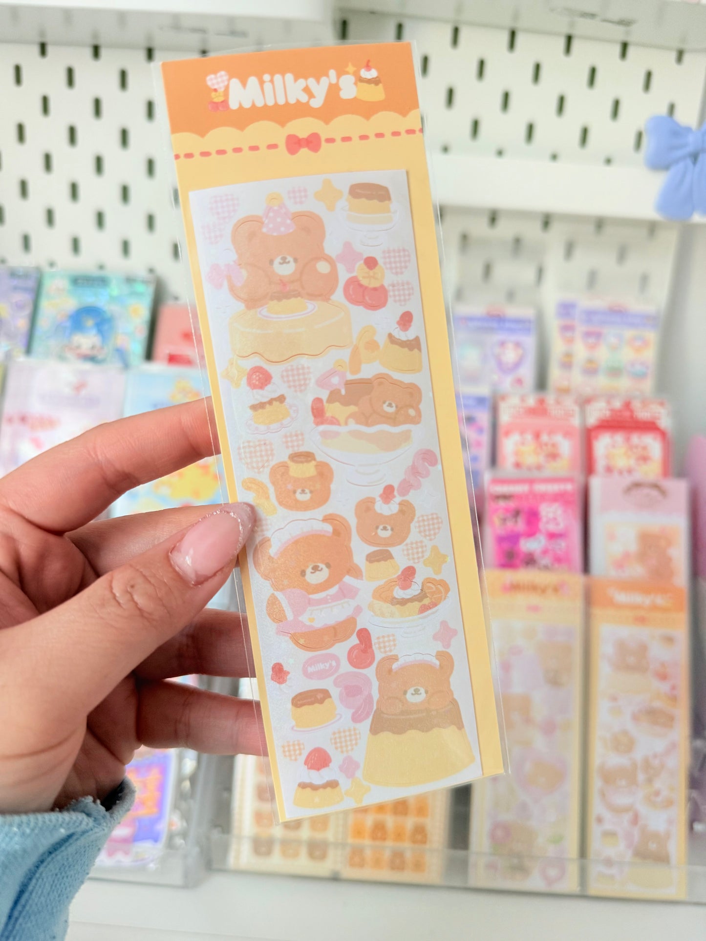 Milky's — Bear Pudding Sticker Sheet