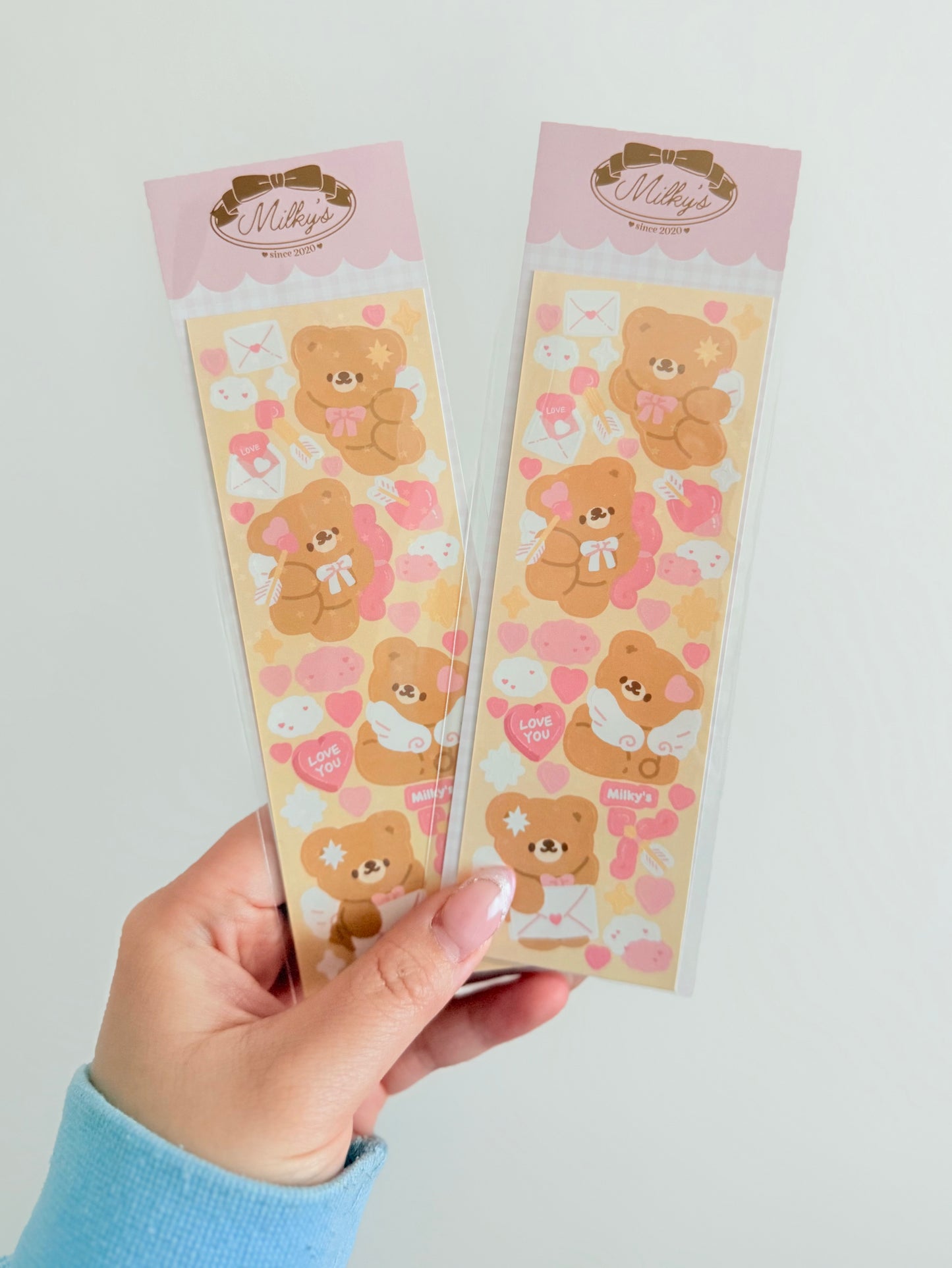 Milky's — Bear Cupid Sticker Sheet