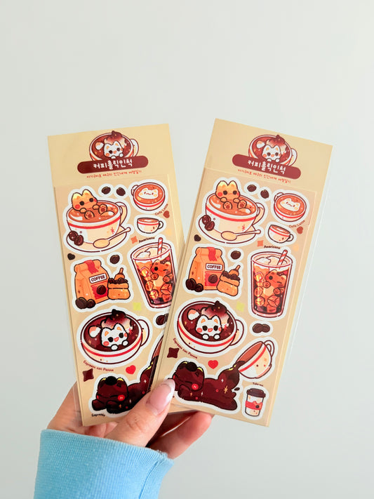 Ariworks — MEGU Coffeeholic Sticker Sheet
