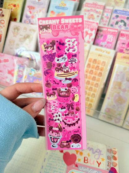 Seolkee Illust — Creamy Sweets Sticker Sheet