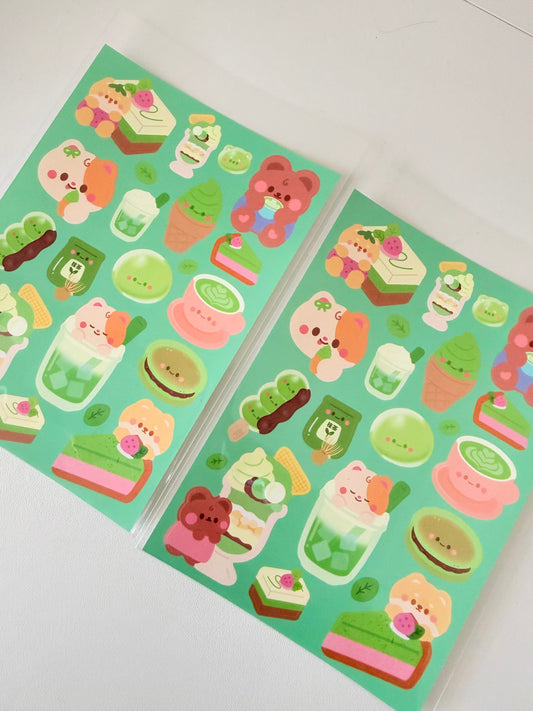 Mintymentaiko — Matcha Lover Sticker Sheet