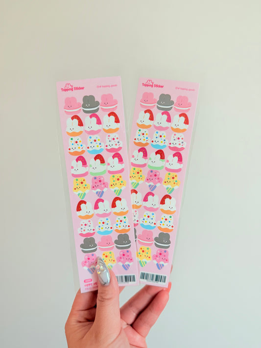 Topping Goods — Assorted Flavor Topping Sticker Sheet