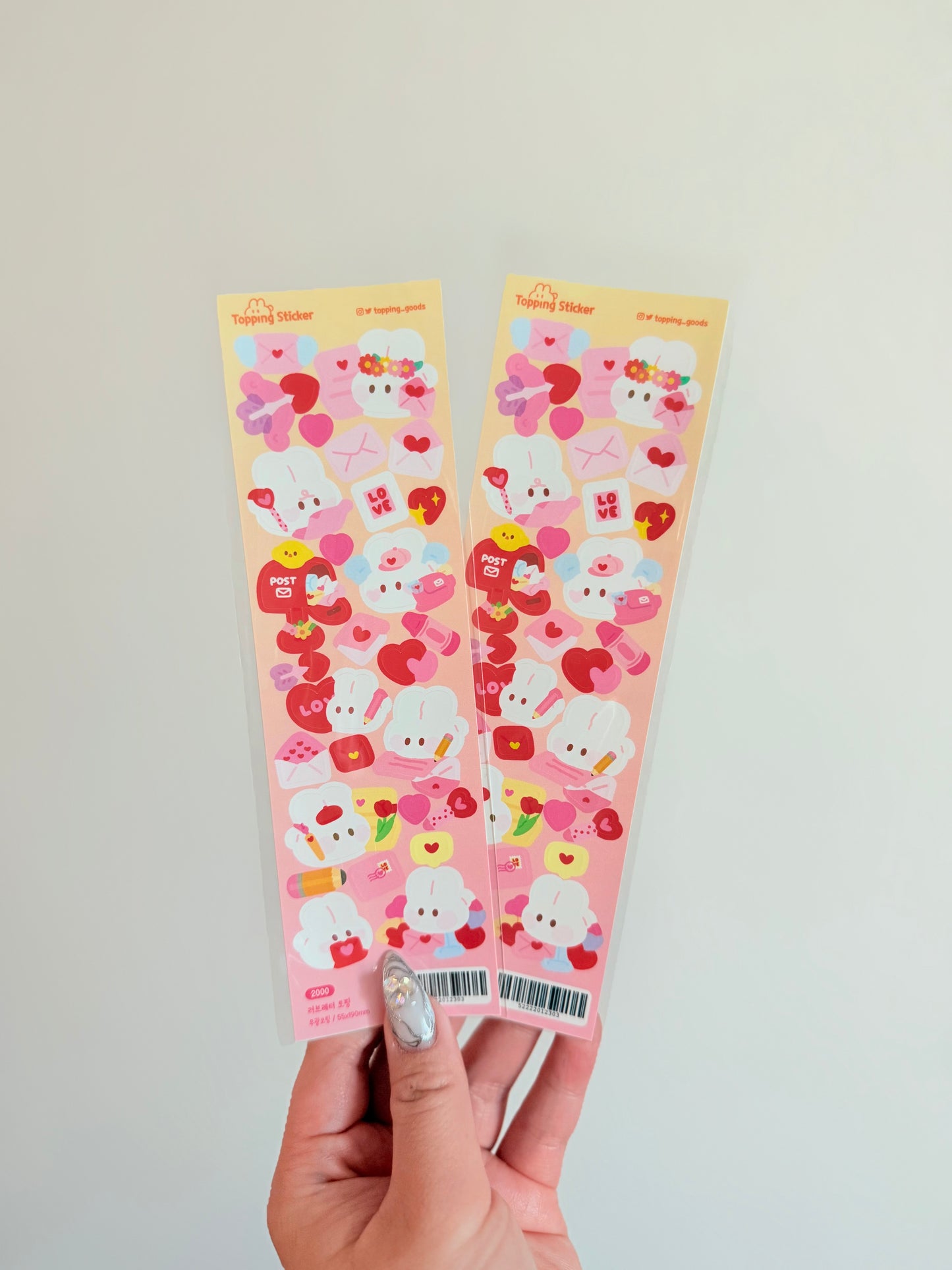 Topping Goods — Love Letter Topping Sticker Sheet