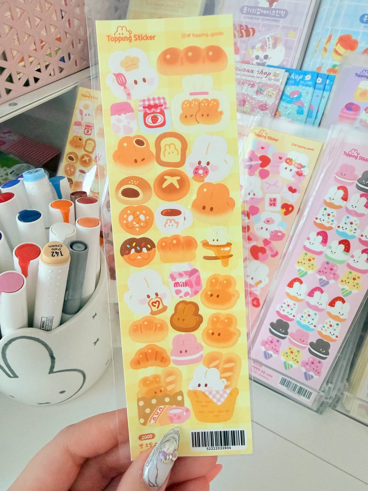 Topping Goods — Bread Topping Sticker Sheet