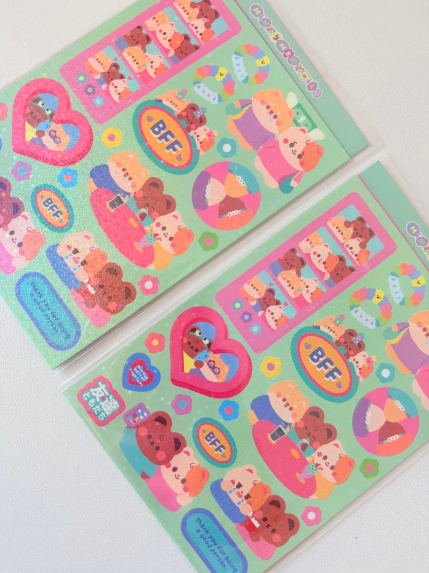 Mintymentaiko — BFF Sticker Sheet
