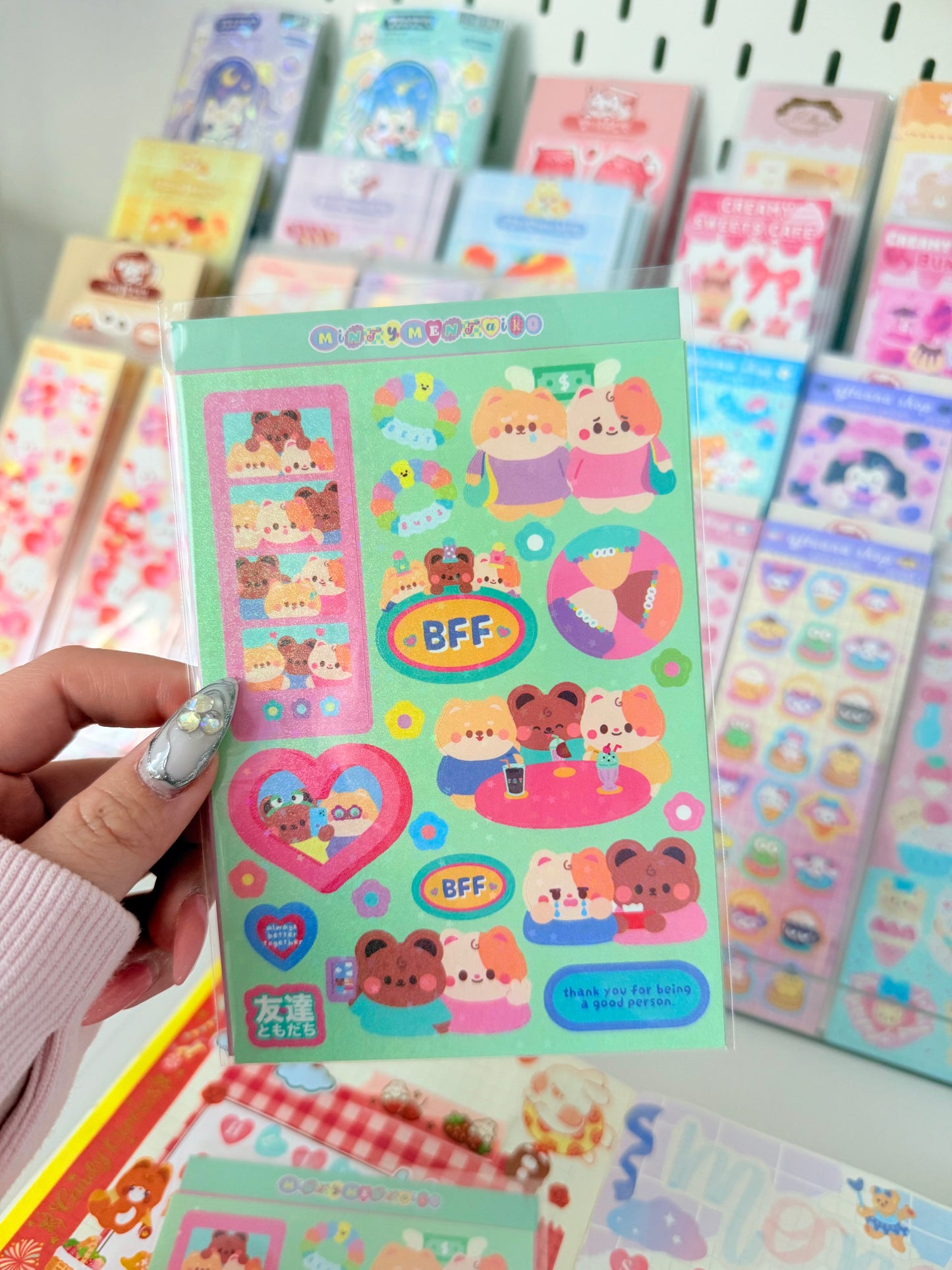 Mintymentaiko — BFF Sticker Sheet
