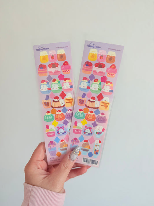 Topping Goods — Dessert Topping Sticker Sheet