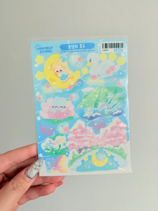 Milk Jelly Studio — Fairy’s Lake Sticker Sheet