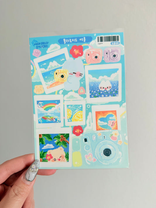 Milk Jelly Studio — Polaroid Summer Sticker Sheet