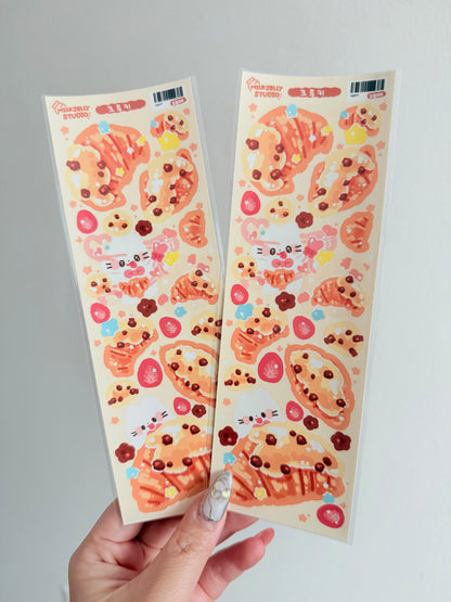 Milk Jelly Studio — Cookie Croissant Sticker Sheet