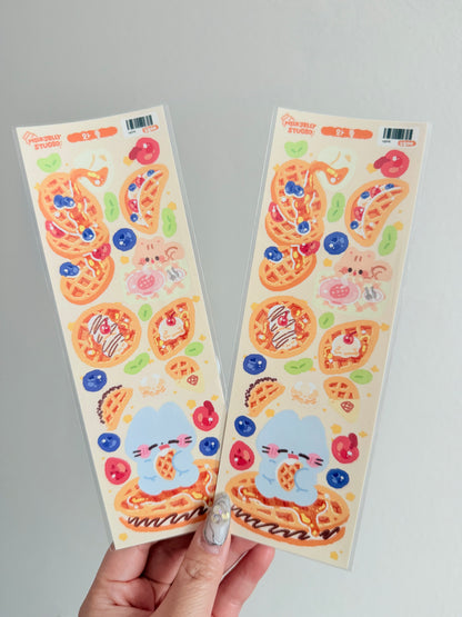 Milk Jelly Studio — Waffle Sticker Sheet