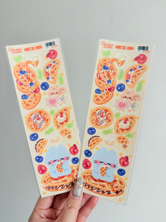 Milk Jelly Studio — Waffle Sticker Sheet