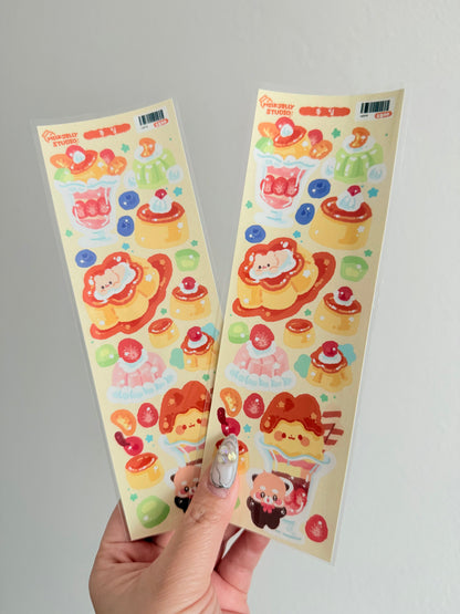 Milk Jelly Studio — Pudding Sticker Sheet
