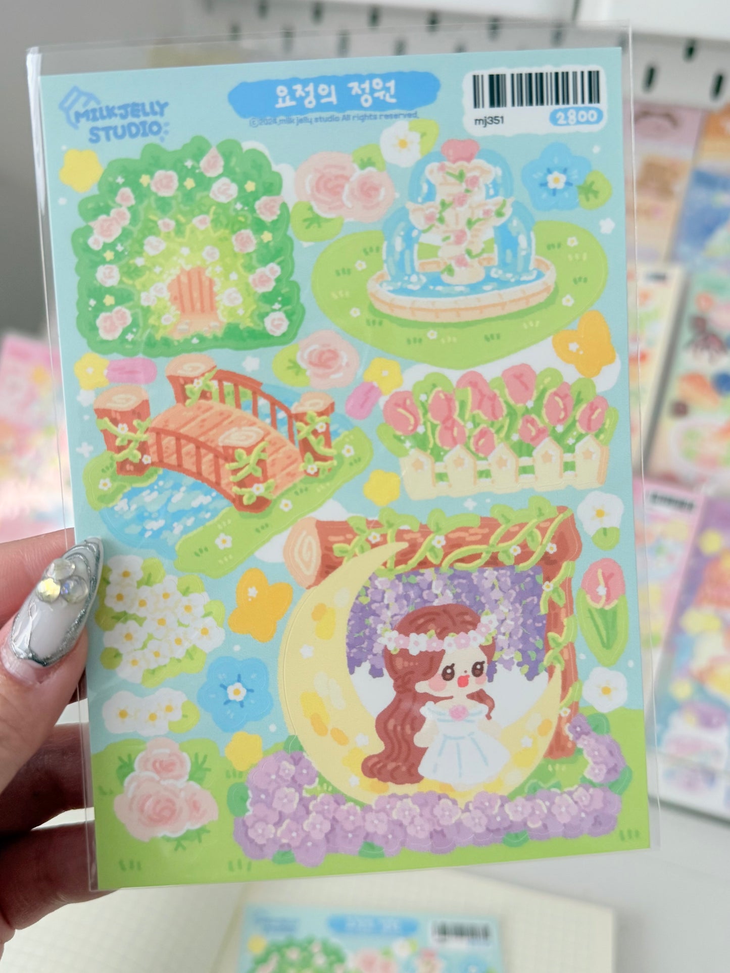 Milk Jelly Studio — Fairy's Garden Sticker Sheet