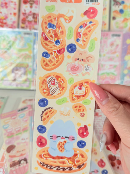 Milk Jelly Studio — Waffle Sticker Sheet