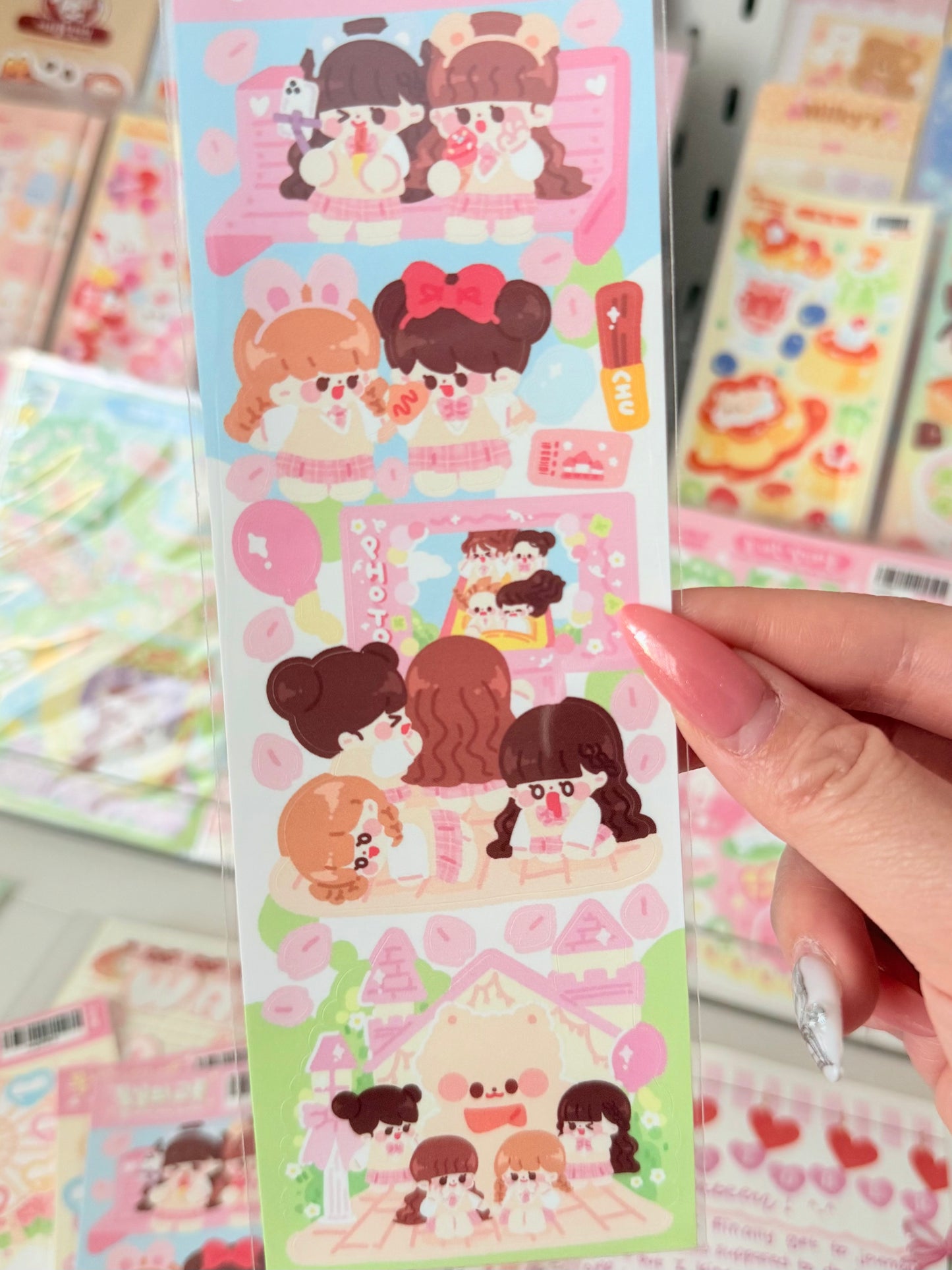 Milk Jelly Studio — Spring Day School Uniform Sticker Sheet