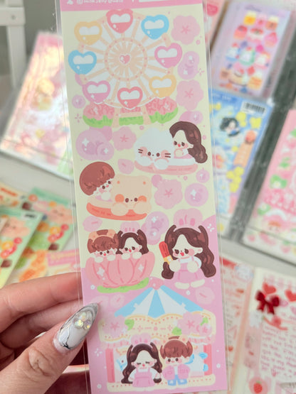 Milk Jelly Studio — Spring Day Date Sticker Sheet