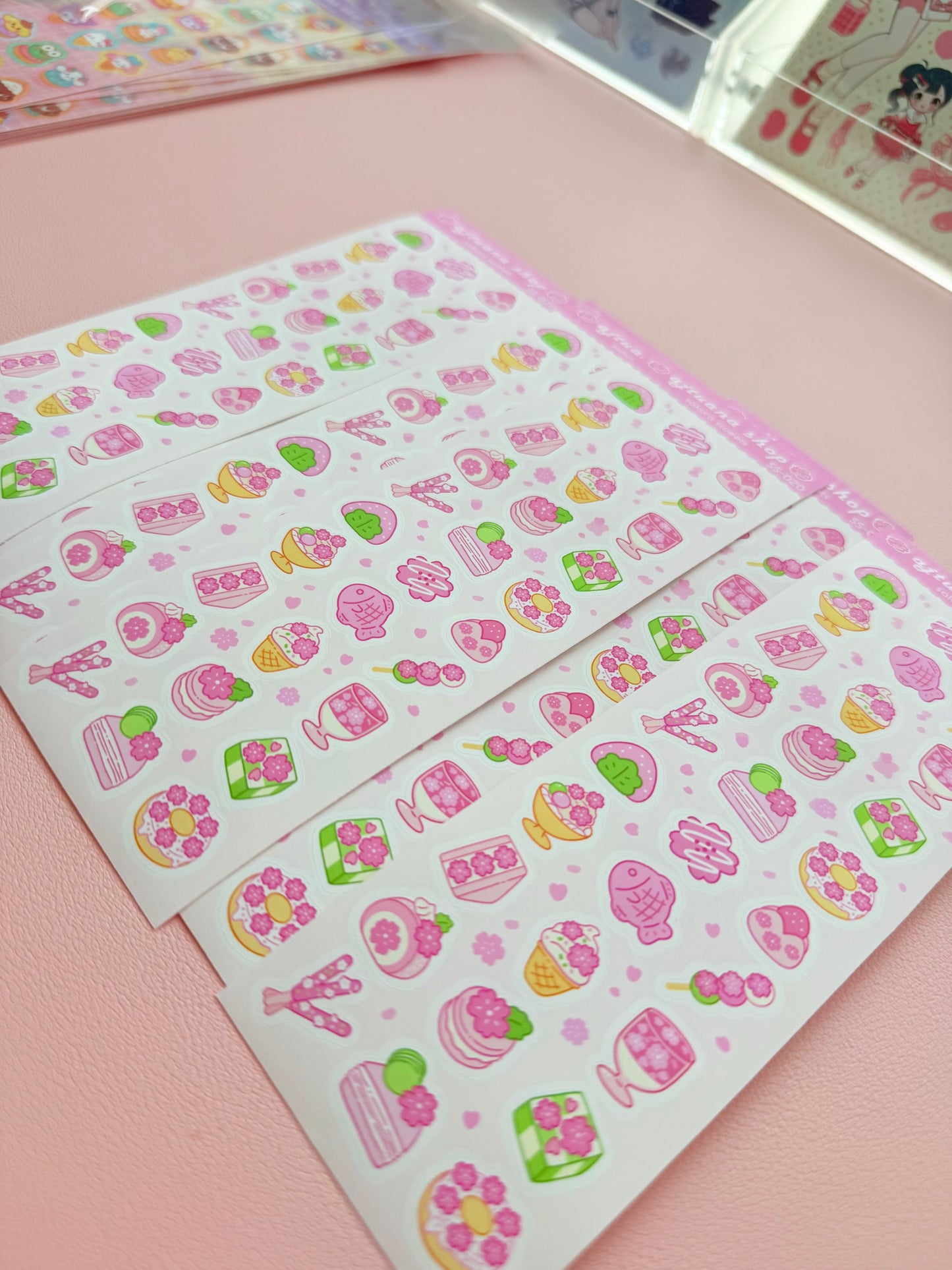 Ajtuana Shop — Sakura Sweets Sticker Sheet