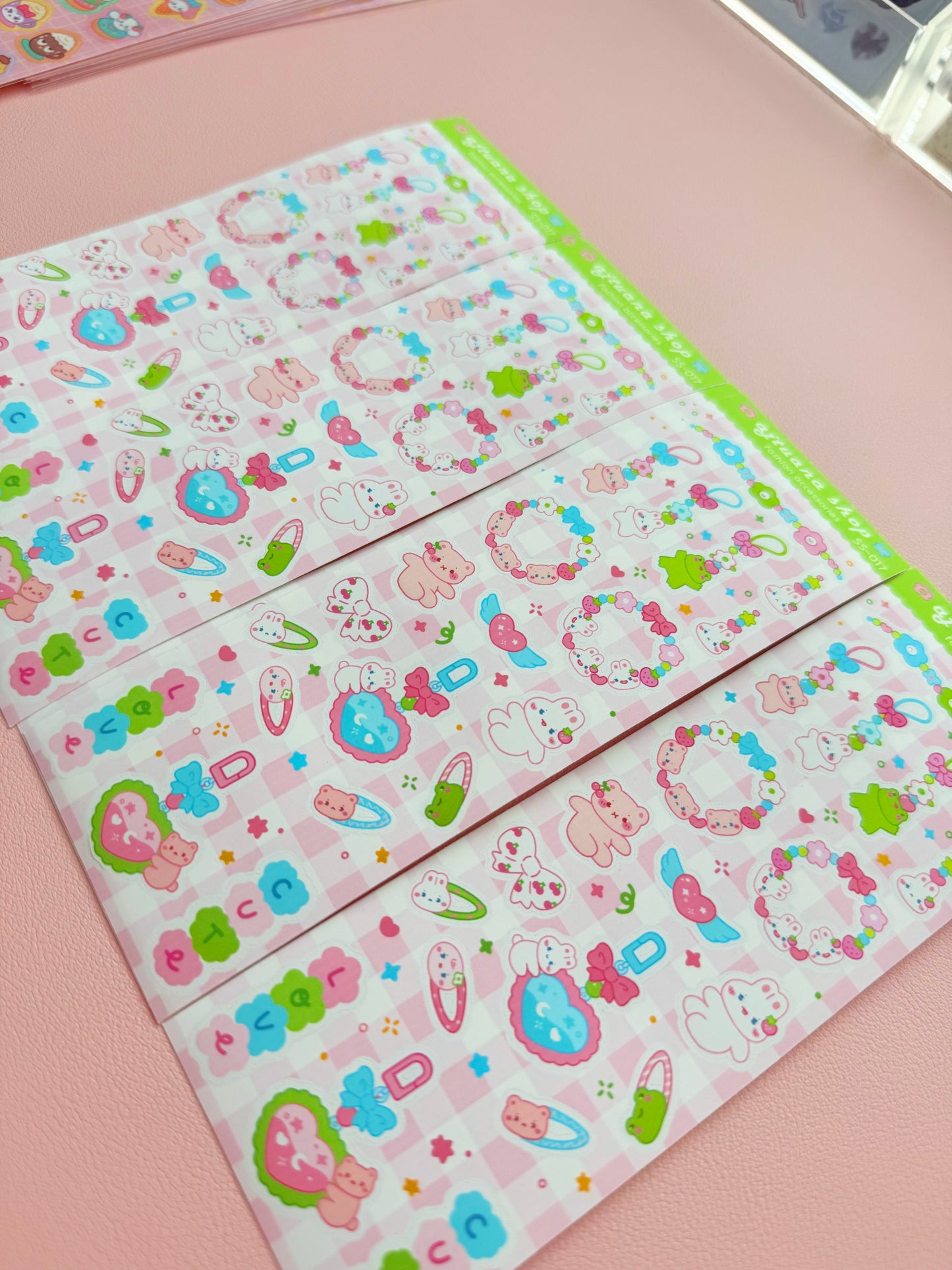 Ajtuana Shop — Fashion Accessories Sticker Sheets